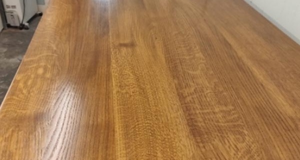 wooden table repaired